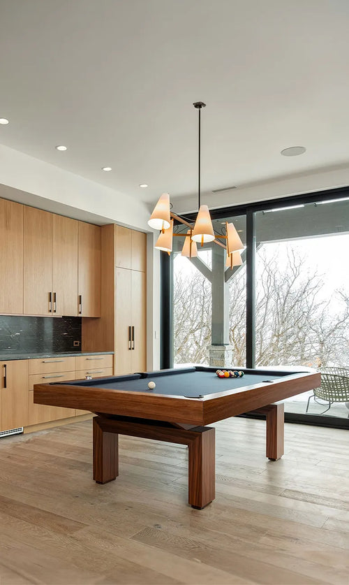 Modern Mountain Interiors: Why Walnut Pool Tables Are the New Standard in Park City