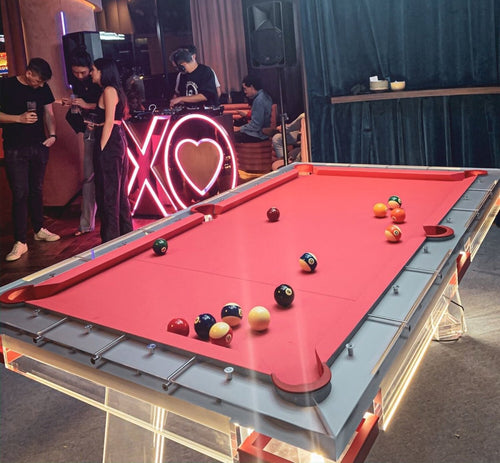 Biscayne Billiard installed at the Dive Bar in Crowne Plaza - Pool Table Portfolio