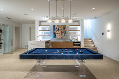 hamptons luxury leather pool table