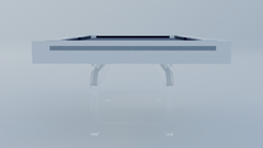 MARMI Lucite Pool Table
