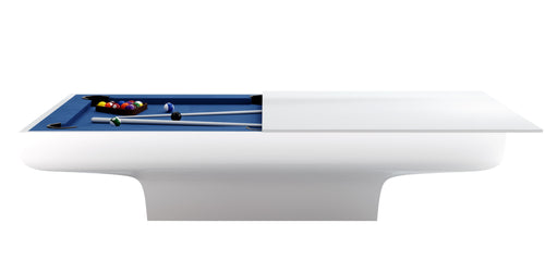 SATINE White Pool Table