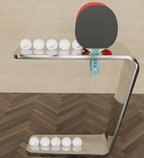 CHROME Urack Floor Cue Rack