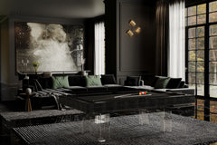 Non uniform crocadile leather