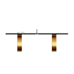 luxury gold art deco leg ping pong table
