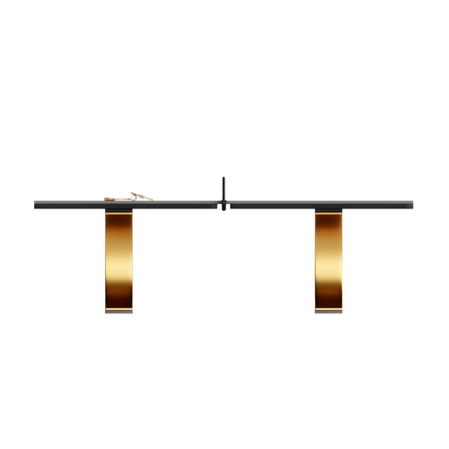 luxury gold art deco leg ping pong table