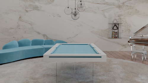 CHILENO BAY Lucite Pool Table