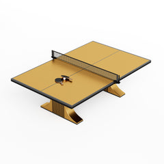 luxury pingpong table with gold beverly hills style legs