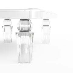 custom glass pool table in Darien