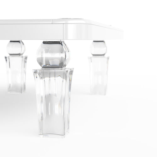 custom glass pool table in Darien