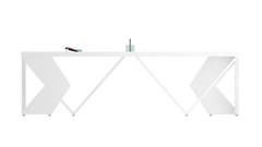 custom white luxury ping pong table