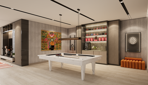 luxury marble pool table