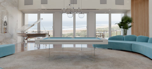 CHILENO BAY Lucite Pool Table