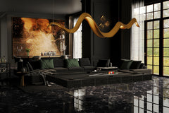 AROCK Crocodile Leather Pool Table