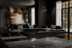 AROCK Crocodile Leather Pool Table