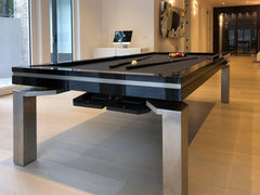 Baker Stainless Black Gloss - Pool Table Portfolio