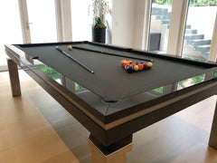 Baker Stainless Black Gloss - Pool Table Portfolio