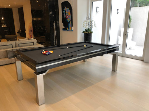 Baker Stainless Black Gloss - Pool Table Portfolio