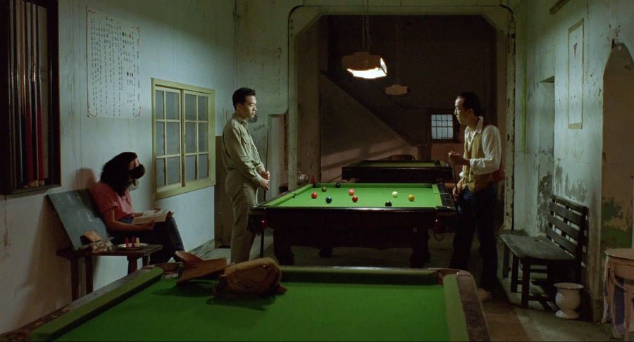 Pool & Billiards in Cinema: A pool hall scene in 