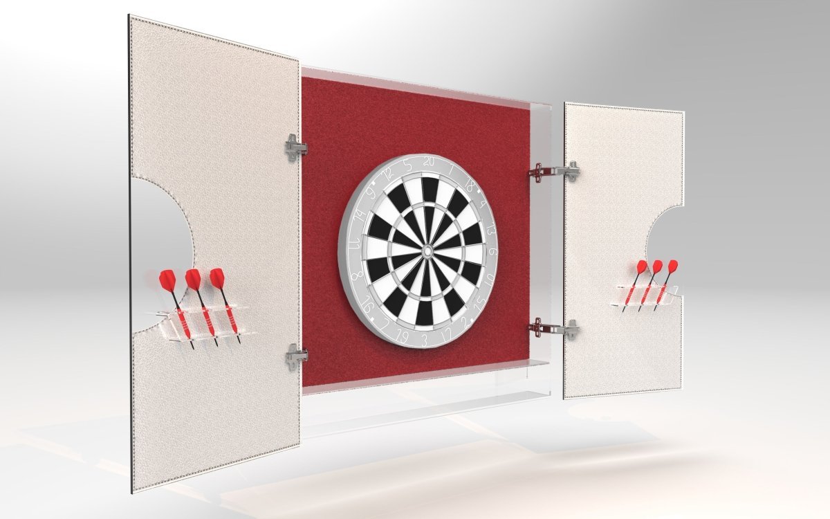 Luxury Custom Dart Cabinet in Lucite