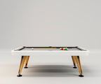 Diagonal Outdoor Pool Table