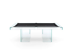 luxury glass pool table