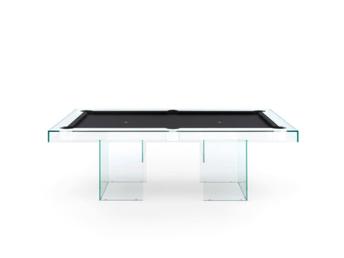 luxury glass pool table