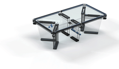 X45 Tharsis Glass Pool Table