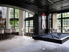AROCK Crocodile Leather Pool Table