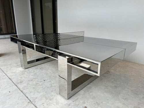 DECO LUX Stainless Ping Pong Table