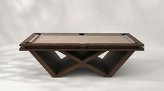 harvard modern wood pool table 