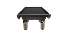 luxury black and gold pool table