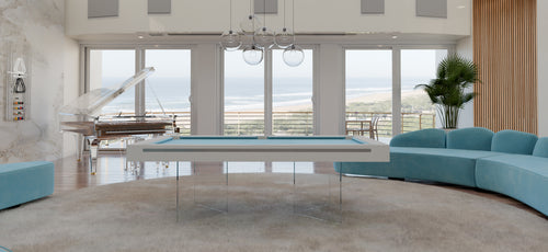 CHILENO BAY Lucite pool table