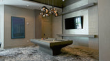 SATINE Grey Ash Pool Table