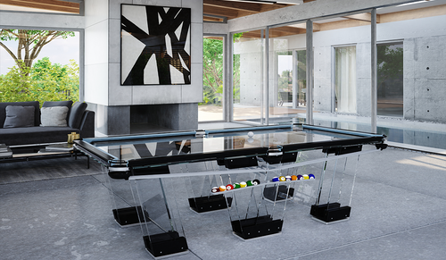 X77 Olympus Glass Pool Table