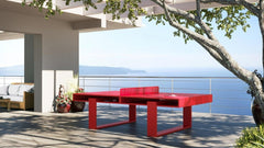 All weather Aluminum Deco Ping Pong Tropic Orange - Pool Table Portfolio