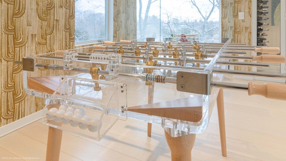 Mid Century Foosball - Pool Table Portfolio